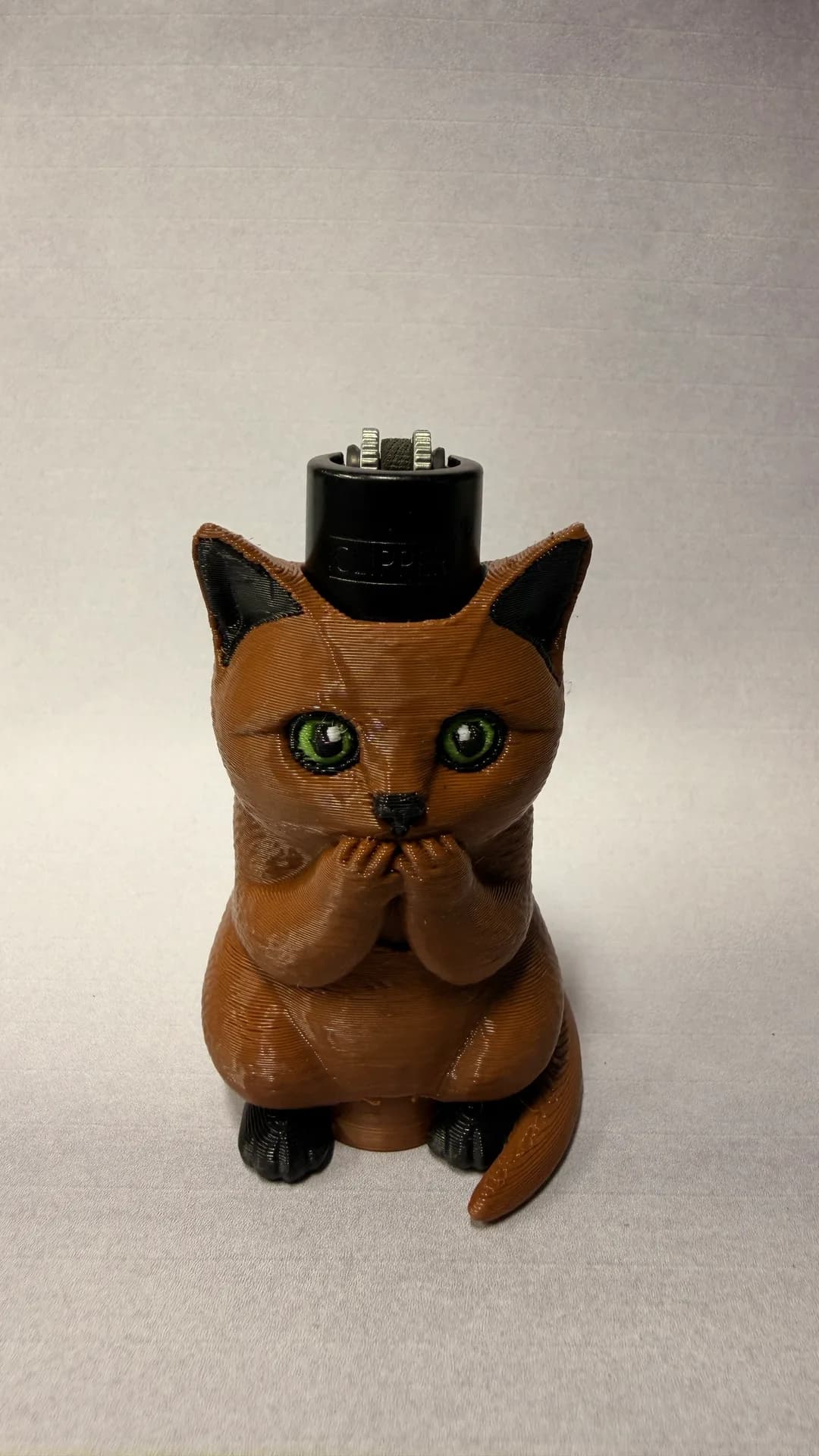 Sevimli Tekir Kedi Clipper Çakmak – Animal Spirit Koleksiyonu