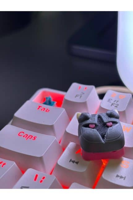 Karanlık Zırhlı Figür Mekanik Klavye Özel Tuş (Keycap)